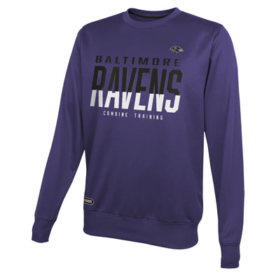 Outerstuff NFL Men's Baltimore Ravens Pro Style Performance Fleece Sweater