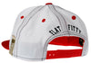 Flat Fitty IV Retro Just Better Snapback Cap Hat - White, Black and Red
