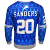 NFL Men's Detroit Lions Barry Sanders #20 Retired Player Ugly Sweater