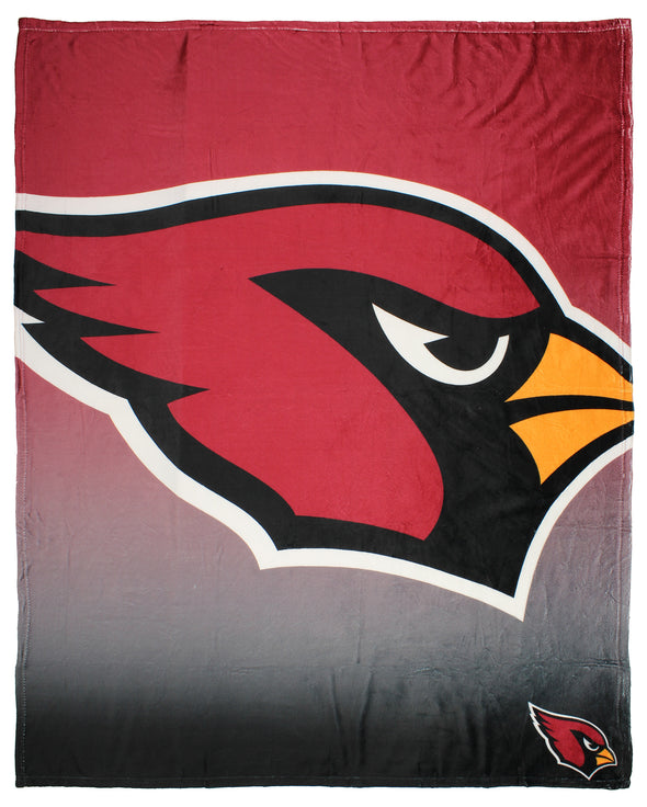 FOCO NFL Arizona Cardinals Gradient Micro Raschel Throw Blanket, 50 x 60