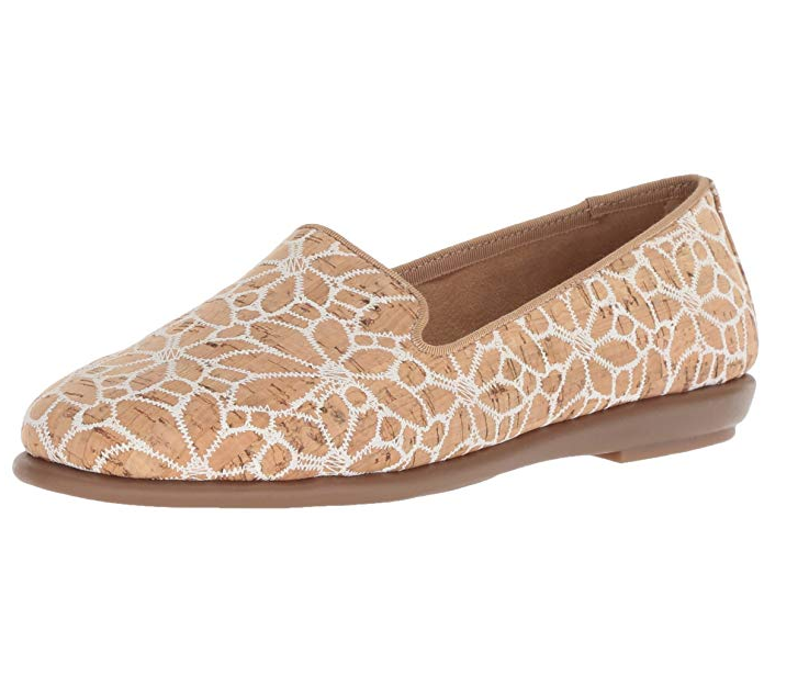 Aerosoles Women s Betunia Loafer Cork Floral Size 5