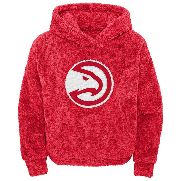 Outerstuff NBA Youth Girls Atlanta Hawks Influential Sherpa Hoodie