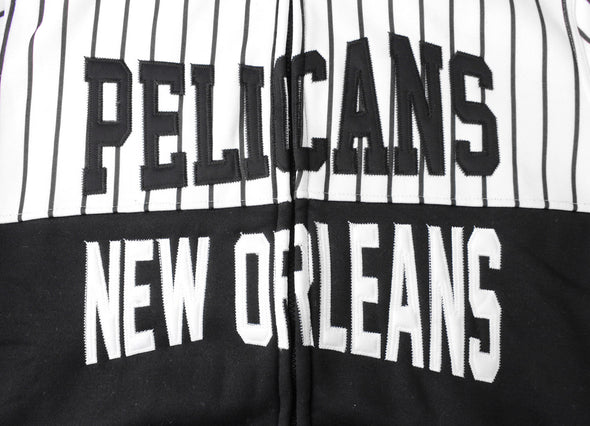 Zipway NBA Men's New Orleans Pelicans Bold Move Full Zip Hoodie, Black/White