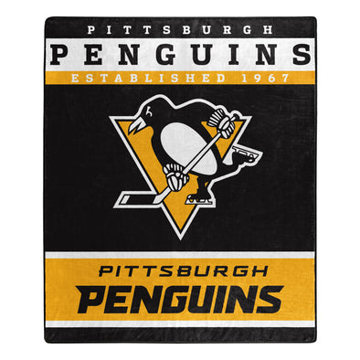 Northwest NHL Pittsburgh Penguins Raschel Throw Blanket