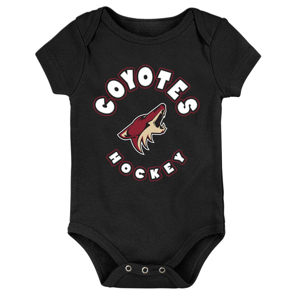 Outerstuff NHL Infant Arizona Coyotes Everyday Fan 3-Pack Creeper Set