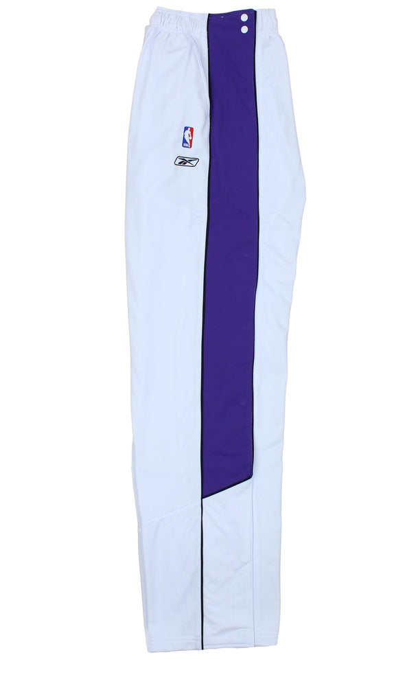 Reebok NBA Basketball Tall +8 Men's Milwaukee Bucks Tearaway Pants, White