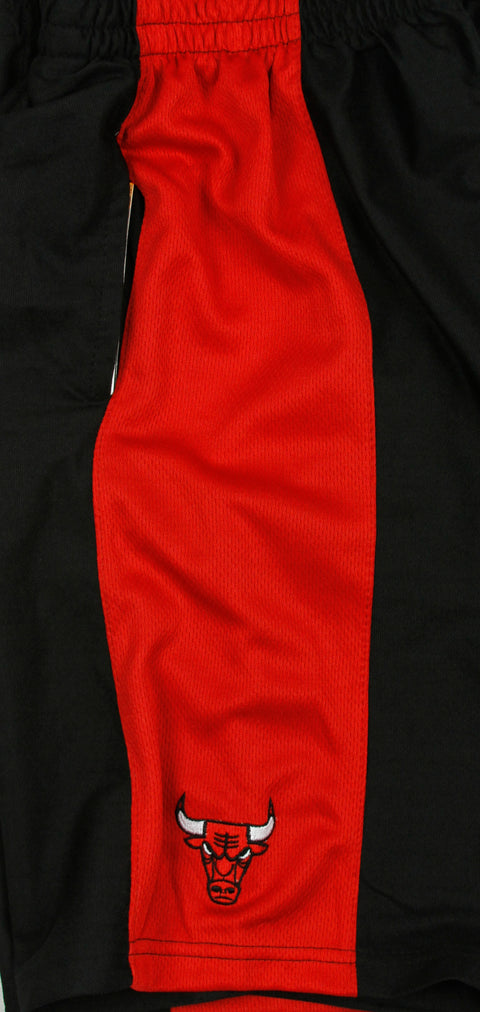 Zipway NBA Basketball Men's Chicago Bulls Basketball Shorts - Black / Red