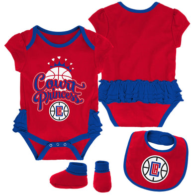 Outerstuff NBA Infant (12M-24M) LA Clippers Team Options 3-Piece Bodysuit Set