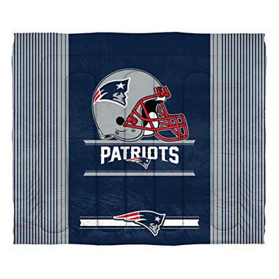 Northwest NFL New England Patriots Safety FULL/QUEEN Comforter and Shams
