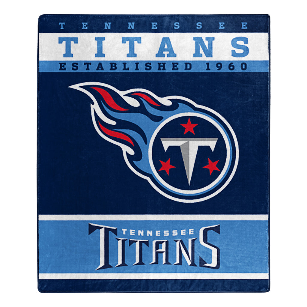 Titans Signature Plush Raschel Throw Blanket 50x60 - The Locker Room of  Downey