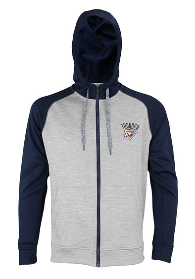 Adidas NBA Men's Oklahoma City Thunder Full Zip Tech Fleece Climawarm Jacket