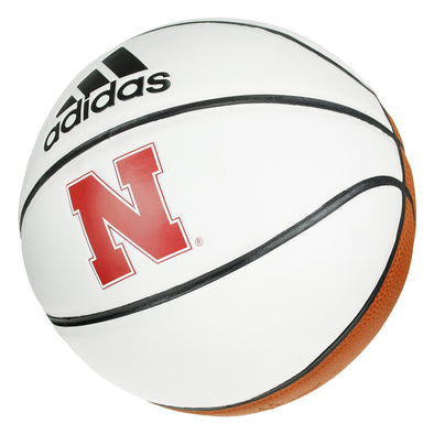 Adidas NCAA Nebraska Cornhuskers Mini Autograph Basketball, Size 3