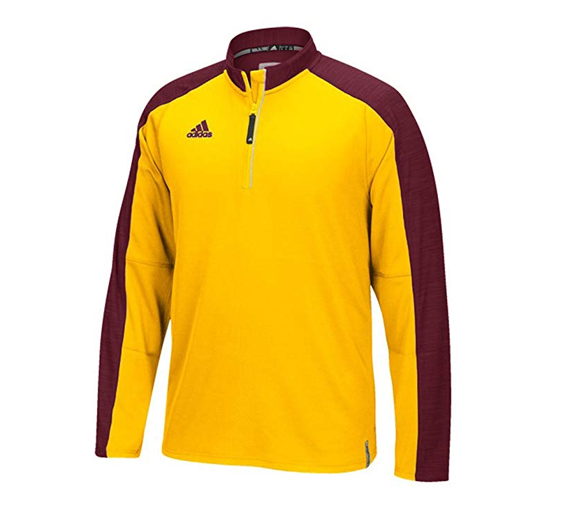 Adidas Men s Climalite Modern Varsity 1 4 Zip Jacket Color Options