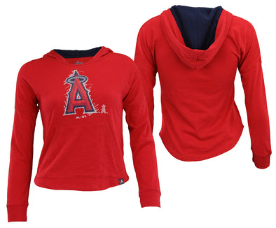 Outerstuff MLB Youth Girls Los Angeles Angels The Closer Pullover Hoodie