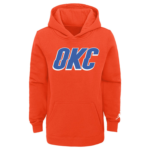 Outerstuff Youth Boys Oklahoma City Thunder Statement Essential Pullover Fleece Hoodie