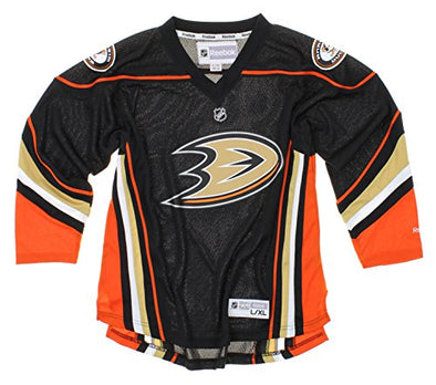 Reebok NHL Youth Anaheim Ducks Alternate Color Replica Jersey, Black