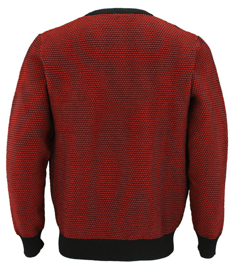 FOCO NFL Men's Atlanta Falcons Poly Knit Crew Neck Sweater, Red