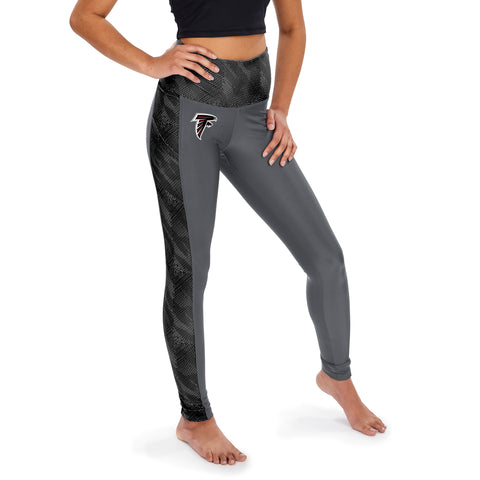 Zubaz Women's NFL Atlanta Falcons Viper Snake Detail Leggings