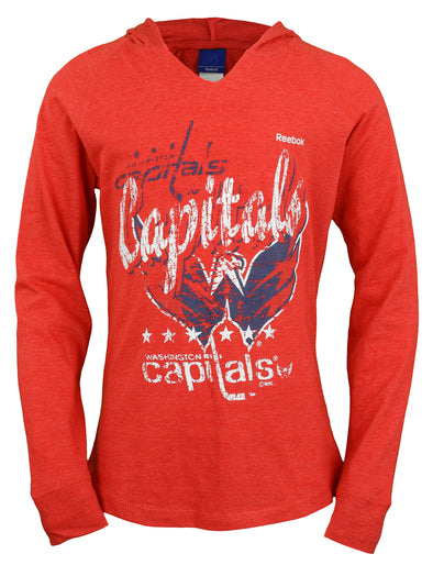 Reebok NHL Youth Boys (8-20) Washington Capitals Hooded Shirt, Red