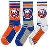Outerstuff NHL Youth (5Y-7Y) New York Islanders 3-Pack Socks