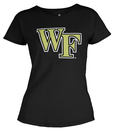 Outerstuff NCAA Youth Girls Wake Forest Demon Deacons Dolman Primary Logo Shirt