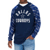 Zubaz NFL Men's Dallas Cowboys Viper Print Pullover Hooded Sweatshirt