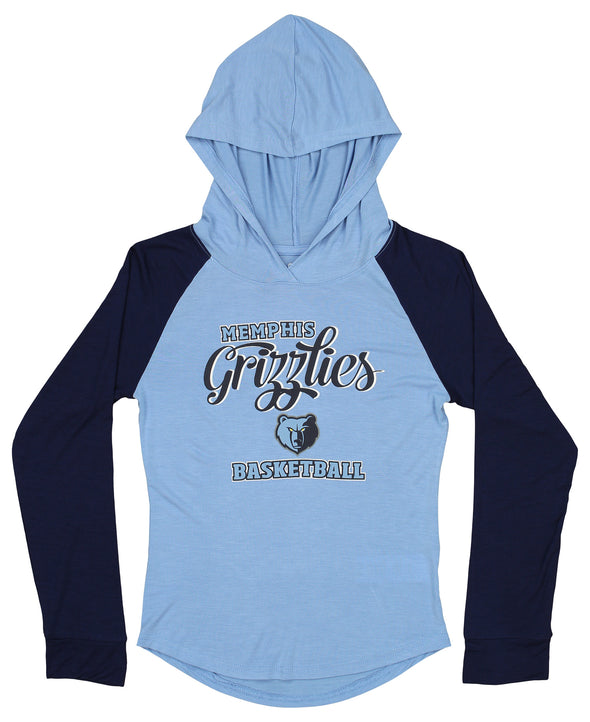 Outerstuff NBA Youth Girls (4-16) Memphis Grizzlies Team Color Hooded Top