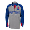 Outerstuff NBA Youth Boys Detroit Pistons Shooter 1/4 Zip Pullover