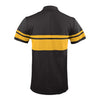FOCO Men's NFL Pittsburgh Steelers Stripe Polo Shirt