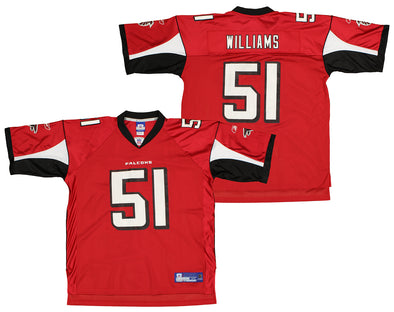 Reebok NFL Men's Atlanta Falcons Demorrio Williams #51 Player Jersey, Red