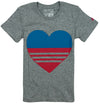 Adidas Youth Girls Lovely Heart Short Sleeve Graphic Tee T-Shirt, 3 Colors