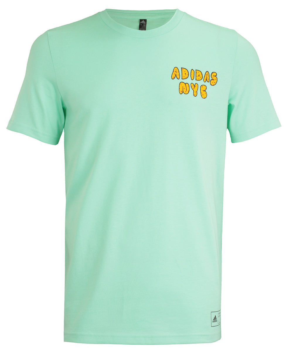 mint green adidas shirt mens