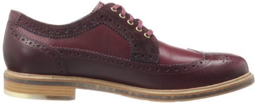 Cole Haan Men's Cooper SQ Wingtip Oxfords Shoes, Tawny Port