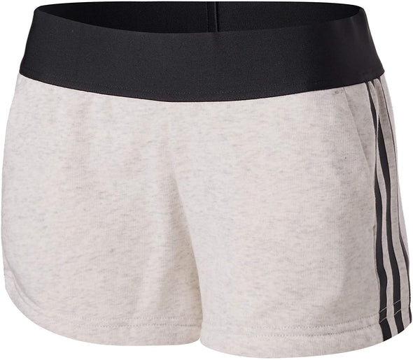 Adidas Women's Sport ID Shorts, White Melange