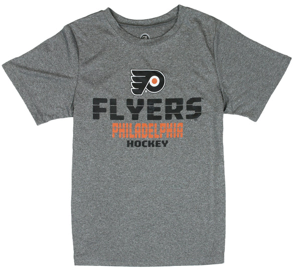 NHL Hockey Kids / Youth Philadelphia Flyers Short Sleeve T-Shirt - Grey