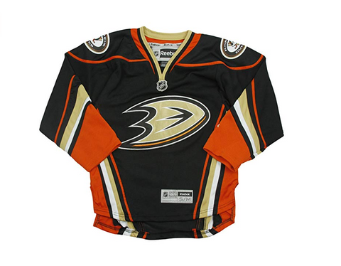 Reebok NHL Youth Anaheim Ducks Alternate Premier Jersey, Black
