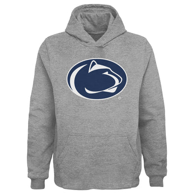 Outerstuff NCAA Boys Penn State Nittany Lions Primary Logo Fleece Hoodie, Grey