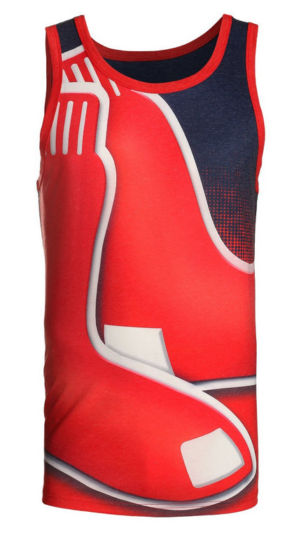MLB Men's Boston Red Sox Big Logo Tank Top Shirt, Red – Fanletic