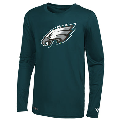 New Era NFL Men's Philadelphia Eagles Stadium Logo Long Sleeve Performance Shirt