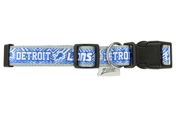 Zubaz X Pets First NFL Detroit Lions Team Adjustable Dog Collar