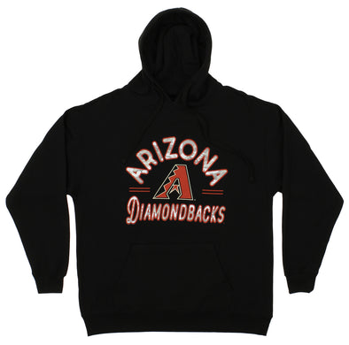 Zubaz MLB Men's Arizona Diamondbacks Arched Logo Fleece Pullover Hoodie