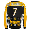 KLEW NFL Men's Pittsburgh Steelers Ben Roethlisberger #7 Ugly Sweater