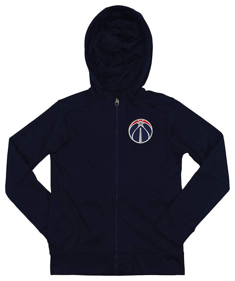 Outerstuff NBA Youth/Kids Washington Wizards Performance Full Zip Hoodie