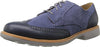 Cole Haan Men's Great Jones Wingtip II Lace Up Casual Dress Oxford Shoes, Blue