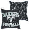 FOCO NFL Las Vegas Raiders 2 Pack Couch Throw Pillow Covers, 18 x 18