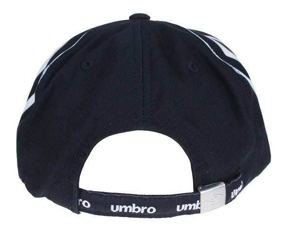 Umbro Men's Big Diamond Flat Bill Adjustable Hat, One Size Fits Most, Black