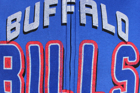 Buffalo Bills NFL Football Mens In The Pocket Full Zip Fleece Hoodie, Royal Blue