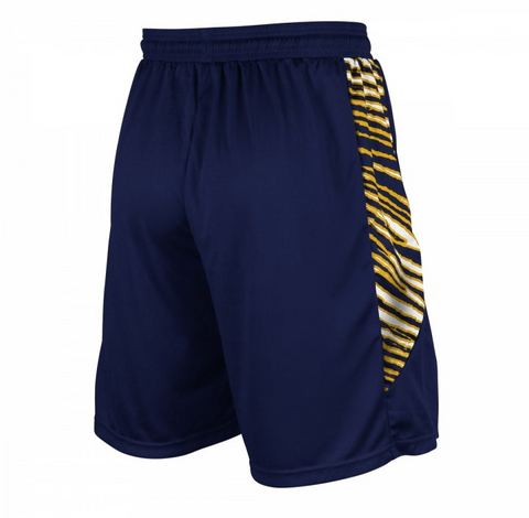 Zubaz NFL Men's Los Angeles Chargers Team Logo Active Zebra Shorts