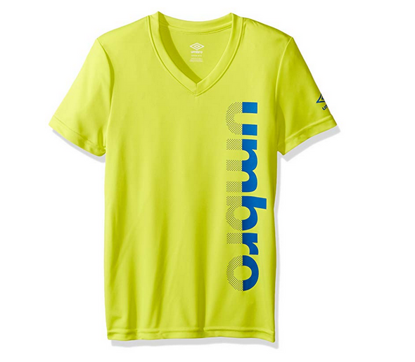 Umbro Youth Girls Vertical Mesh Poly Tee, Color Options