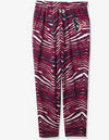 Zubaz Houston Texans NFL Men's Zebra Left Hip Logo Lounge Pant